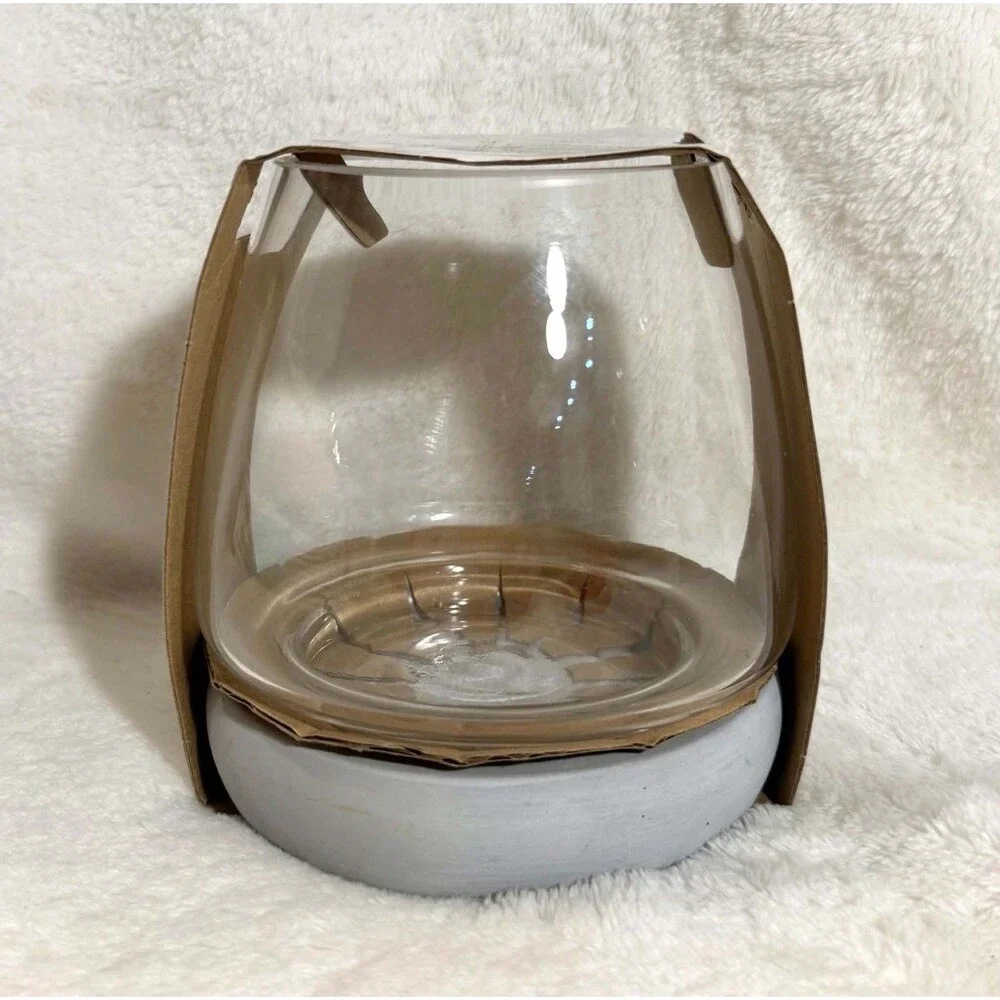 Threshold Glass & Cement Terrarium 6x6